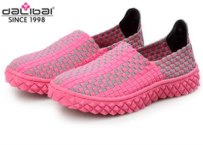 China Holiday Elastic Woven Stretch Shoes Comfortable Slip Resistant for sale