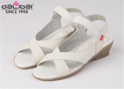 China TPR Outsole Summer Sandals Shoes , Summer Leather Sandals Footwear for sale