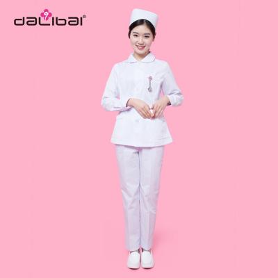 China Multicolor Hospital White Nursing Scrubs Customized Medical Uniforms for sale