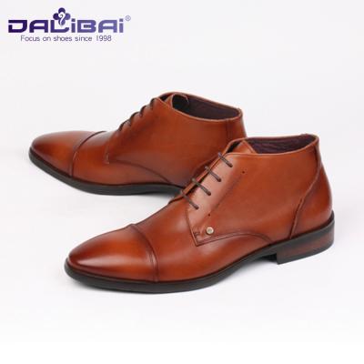 Cina DALIBAI allacciano le scarpe di sarchiatura del vestito dal cuoio genuino della Turchia Brown per gli uomini in vendita