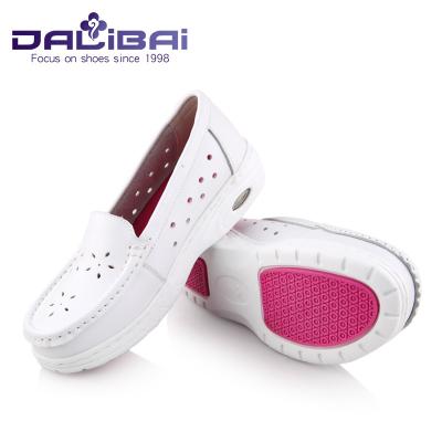 China Breathable medical work shoes professional nursing shoes with Hole TPR EVA Outsole for sale