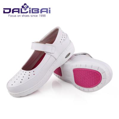 China DALIBAI Stylish White Leather Nursing Shoes Proffessional Medical Shoes for Nurses for sale