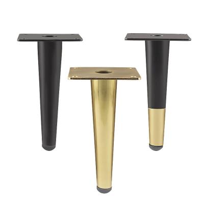 China Factory Direct Sale Modern Assorted Size Modern Office Metal Gold Furniture Feet Sofa Legs for sale