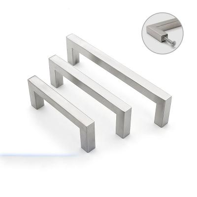 China Contemporary/Modern/Minimalist Modern Cabinet Handle Kitchen Cupboard Stainless Steel Drawer Furniture Handle Cabinet Pulls for sale