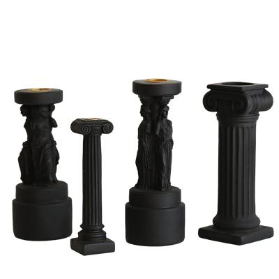 China Sophia Venus Statue Roman Column Aromatherapy Home Greek European Style Candle Holder Creative Soft Decoration Candle Holder for sale