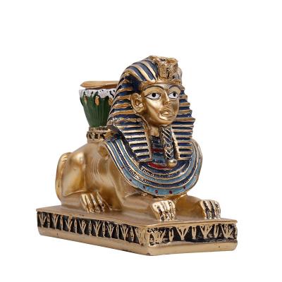 China Home Decoration Egyptian Anubis Ancient God Cat God Sphinx Nefertis Aromatherapy Other Candle Holders Decoration Ornaments for sale