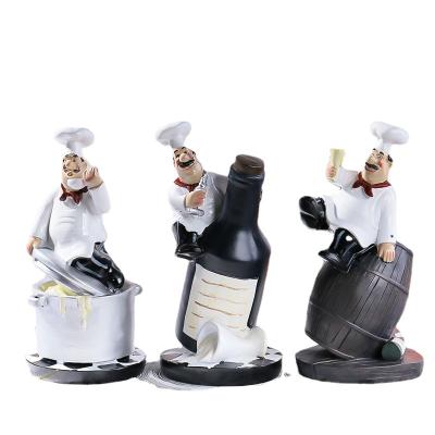 China Wholesale Europe Resin Crafts Shape To Home Decoration Home Decor Modern Potato Chef Combination Restaurant Decoration Interior for sale