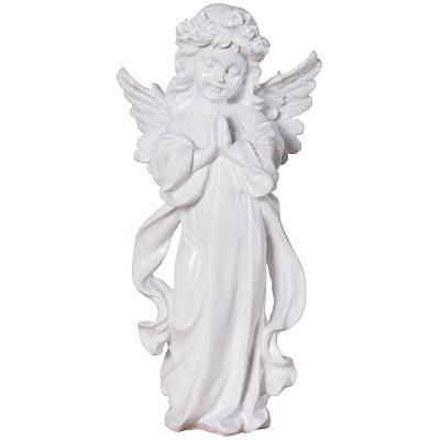 China Nordic Europe Home Decoration Living Room Decoration Office Decoration Angel Wings Desktop Resin Sculptures Modern for sale