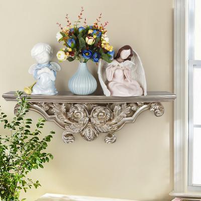 China Eclectic Resin Crafts Wall Hanging Shelf Wall Decoration Living Room Bedroom Rack for sale