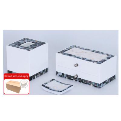 China Custom five-star guest room acrylic storage box hotel jewelry box hotel style resin goods viable processing box Nordic for sale