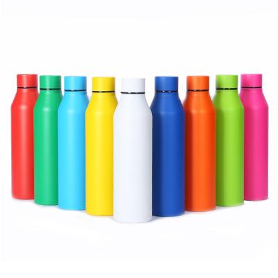 China PORTABLE Cola Shaped Double Wall Stainless Steel Vacuum Flask Small Mouth Insulated Drink Wine Bottle Thermos Sport Water Bottle With lid for sale