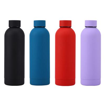 China PORTABLE Small Mouth Double Wall Stainless Steel Thermal Vacuum Flask Insulated Drink Bottle Vacuum Sport Water Bottle With lid for sale