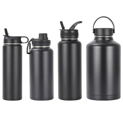 China PORTABLE Customized 12-64oz Double Wall Stainless Steel Vacuum Flask Wide Mouth Insulated Drink Bottle Thermos Sport Water Bottle for sale