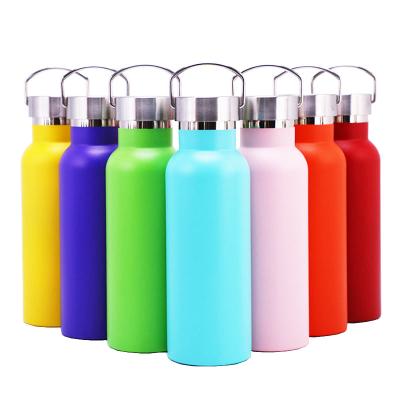 China PORTABLE Customized 12/17/20/25/32oz Double Wall Stainless Steel Vacuum Flask Insulated Drink Bottle Thermos Sport Water Bottle With lid for sale