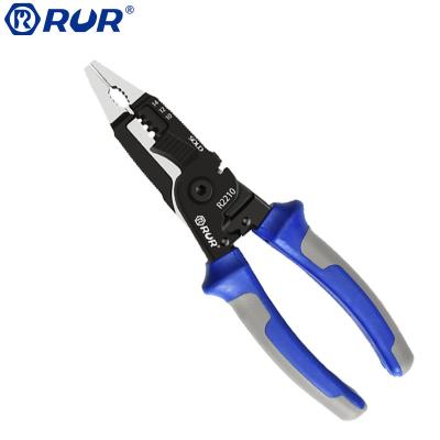 China Clamping Multifunctional Household Electrician Plug Pliers Wire Stripper Pliers Stripping and Cutting Tool for sale