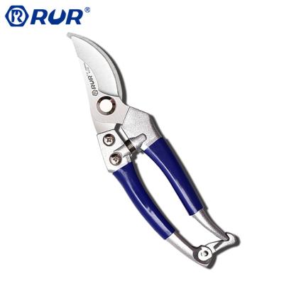 China Anti-Slip Premium Heavy Duty Handle Hand Shears Zinc Alloy Garden Shears For Pruners With SK5 Blade for sale