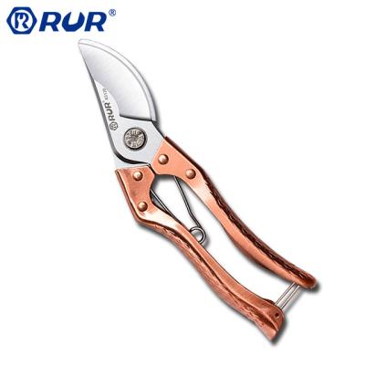 China Wholesale Price Anti-Slip Handle Shear Sharp HRC 52-55 Chrome Finish SK5 Blade Shears For Garden Flower Twig for sale