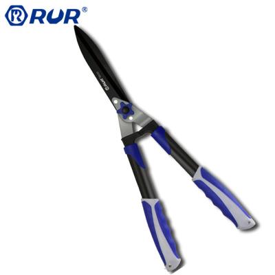 China Handle Light Weight 65 Manganese Steel Anti-Slip Hedge Shear With Comfortable Grip Rubber Grip for sale