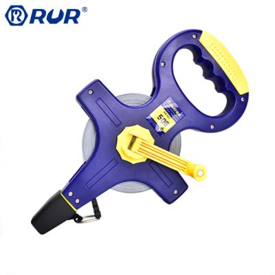 China Handheld Frame Steel Tape Measure Upscale 100m Convenience Hand Tool 30m 50m With TPR Handle for sale