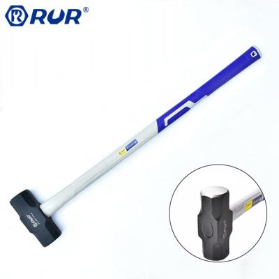 China Eco - Friendly Customized High Work Efficiency Octagonal Sled Multi - Tools Hammer With Fiberglass Handle for sale