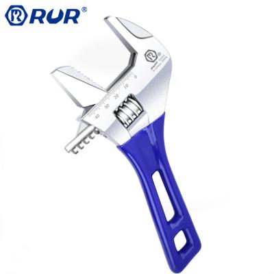 China Eco-friendly Extra Wide Jaw High Carbon Steel Material Adjustable Spanner Sanitary Wrench for sale