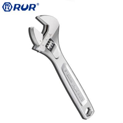 China Environmentally Friendly DIY Tools Durable Thicker Handle 8 Inch Adjustable Open End Wrench to Grip Many Fastener Sizes for sale