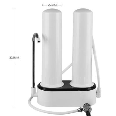 China BN-203 Two Stage Water Purifier System Ceramic Hotel Countertop Water Filter for sale