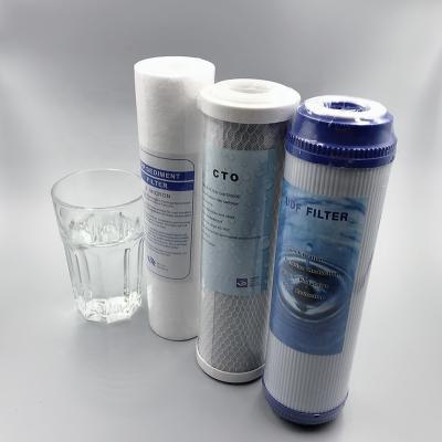 China 10 inch CTO-10 CTO-10 carbon block filter cartridge for sale