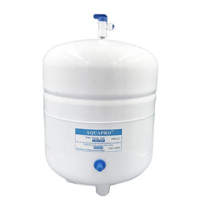 China Pure 3.2G hotel steel tank matel storage tank for RO water filter spare part BNRO01 for sale