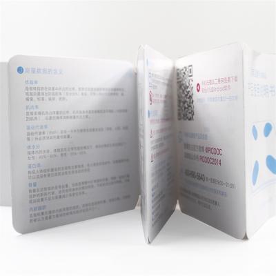 China Dongguan Cheap Factory Printing Custom Folded Catalog Guide Instruction Manual for sale