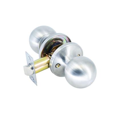 China South America Market Bedroom Entryway Cylindrical Knob Lockset Passage Ball for sale