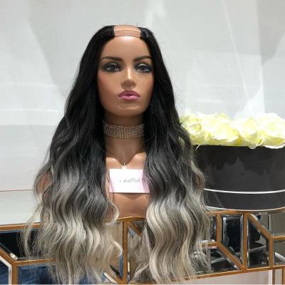 China Superb Black Light Blonde 2x4 Body Wave U Part Wig Body Wave Parted Wig Brazilian Remy Hair For Women 150% 180% for sale