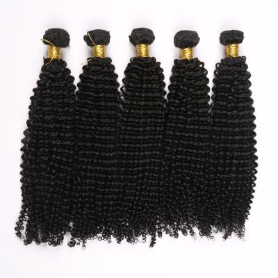 China 100% Natural Virgin Brazilian Kinky Curly Curly Hair Color Curly Hair Weave Bundles Free Shipping for sale