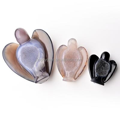 China High Quality Stones Crystal Angel Crystal Agate Geode Angel Healing Crystals from Europe for sale