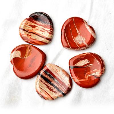 China Natural Stone Angel Heart Crystal Thumb Relief Gemstone Worry Stone Guardian from Europe Crystal Worry Stones In Bulk for sale