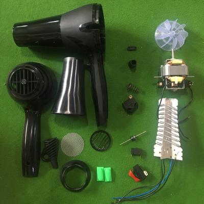 China Outdoor Blower Factory Custom LOGO AC DC Motor 110V 220V Blow Hair Dryer SKD Part for sale