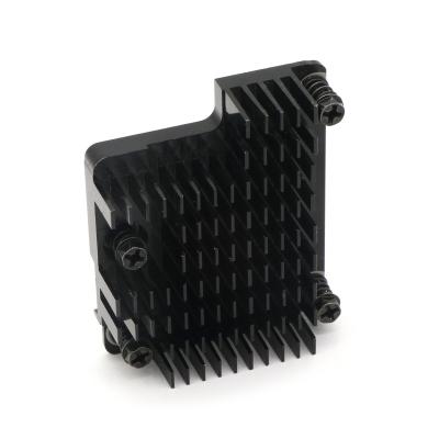 China Aluminum Rapid Black Aluminum Plate Cooling Bonded Fin Extrusion Heatsinks for New Sources Auto for sale