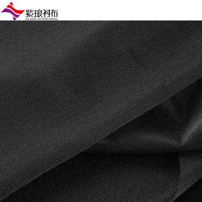 China Polyester Woven 30D Interlining Garment Adhesive Circular Knitting Interlining Interlining Material for sale