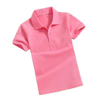 China Wholesale High Quality Cotton Kids T-shirts Simple 100% Kids Polo Shirts QUICK DRY for sale