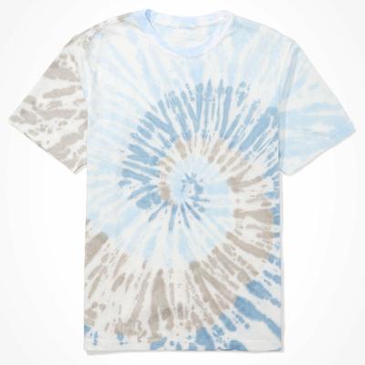 China Wholesale Anti-Wrinkle Custom Dyed Tie-Dye Cotton Color Fashion Sportswear Mens T-Shirt for sale