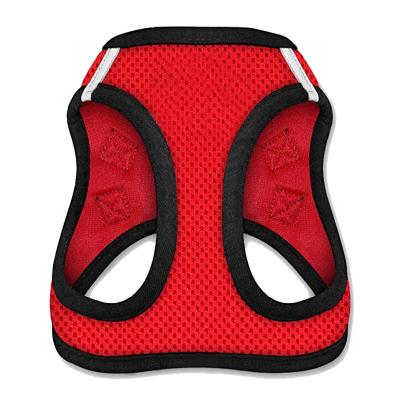 China Custom Custom Reflective Adjustable No Pull Mesh Reflective Safety Dog Harness Vest for sale