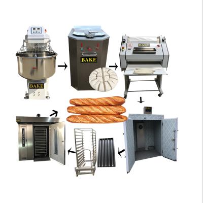 China Luxury Automatic Bread Line Soft Baguette Production Line Bakery Equipment for sale