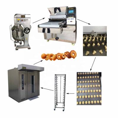 China Energy Saving Bakery Equipment Cookie Forming Machine, Cookie Production Line Machine For Making Cookies for sale