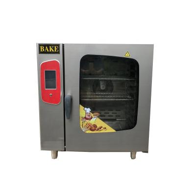 China Economical 10 Trays Combi Multifunction Electric Steam Oven, Bakery Equipment Steam Convection Oven For Sale for sale