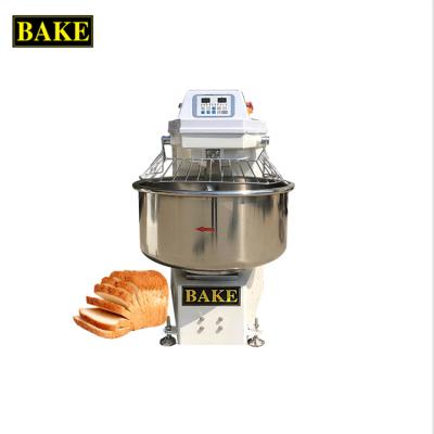 China 2020 Industrial Commercial Heavy Duty Bread Flour Mixer Machine 50Kg 100Kg Spiral Dough Mixer 200L From Snacks Factory 2020 for sale