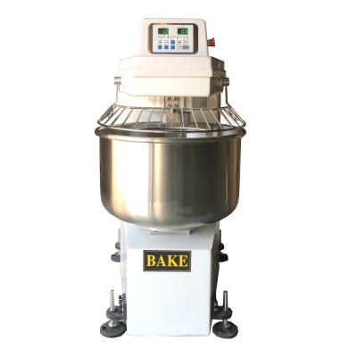 China Two Speed ​​Machine 100 L Tow Motion Bakery Equipment Dough Mixer Spiral Dough Mixer For Pizza Making Machine for sale