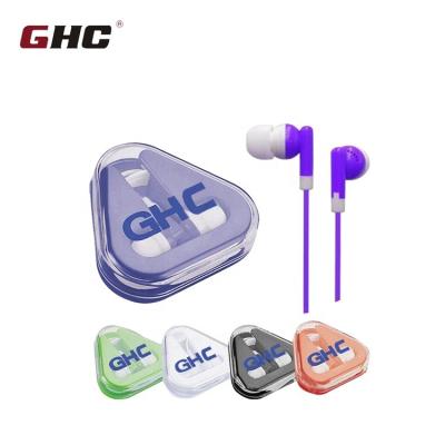 China In-Ear Sedex Audited Manufacture Offer Plastic Handsfree Headphones With Tangle Free Cable for sale