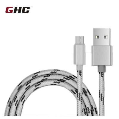 China Andriod/iPad/iPod Usb Cloth Nylon Charging USB Cable Data Kabel 5X Connection for sale