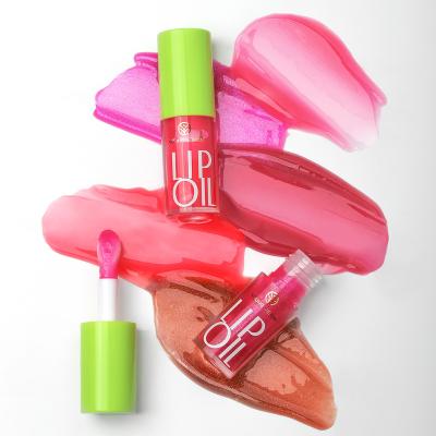 China Waterproof Moisturizing Lip Oil Desalination Lip Pattern Water Gloss Glaze Transparent Lips Gloss 6 Colors for sale