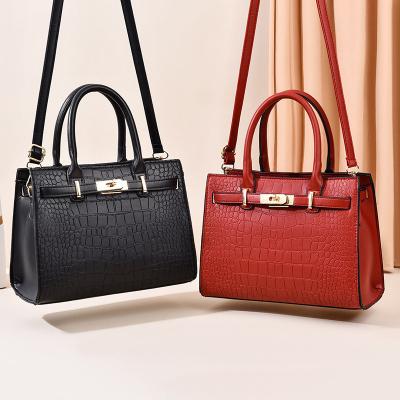 China High Quallity Hot Sales Crocodile Pattern Sac A Main Femme Luxury Handbags Shoulder Bag Lady Handbags For Women for sale